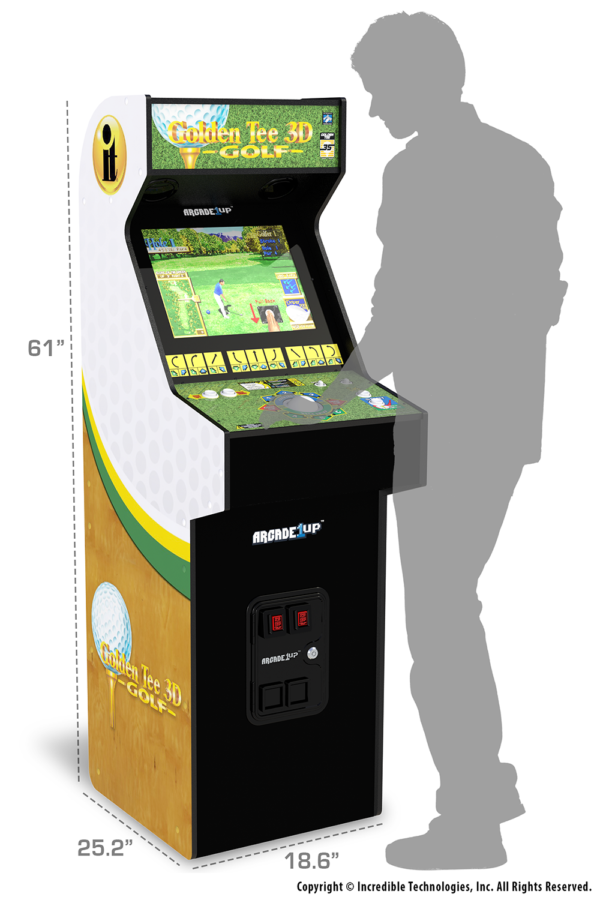 Golden Tee 3D 35th Anniversary Deluxe Arcade Machine